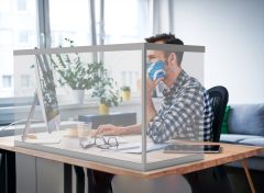 Desktop Sneeze Guards