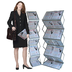 Expand Double Literature Rack
