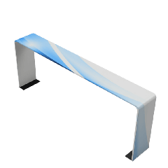 Waveform Arch Square 232" long x 89" high