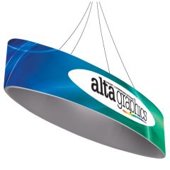 WaveForm 10' Ellipse Hanging Sign 